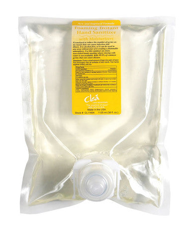 CLEA Alcohol Free Foaming Hand Sanitizer 1125ml 4/case