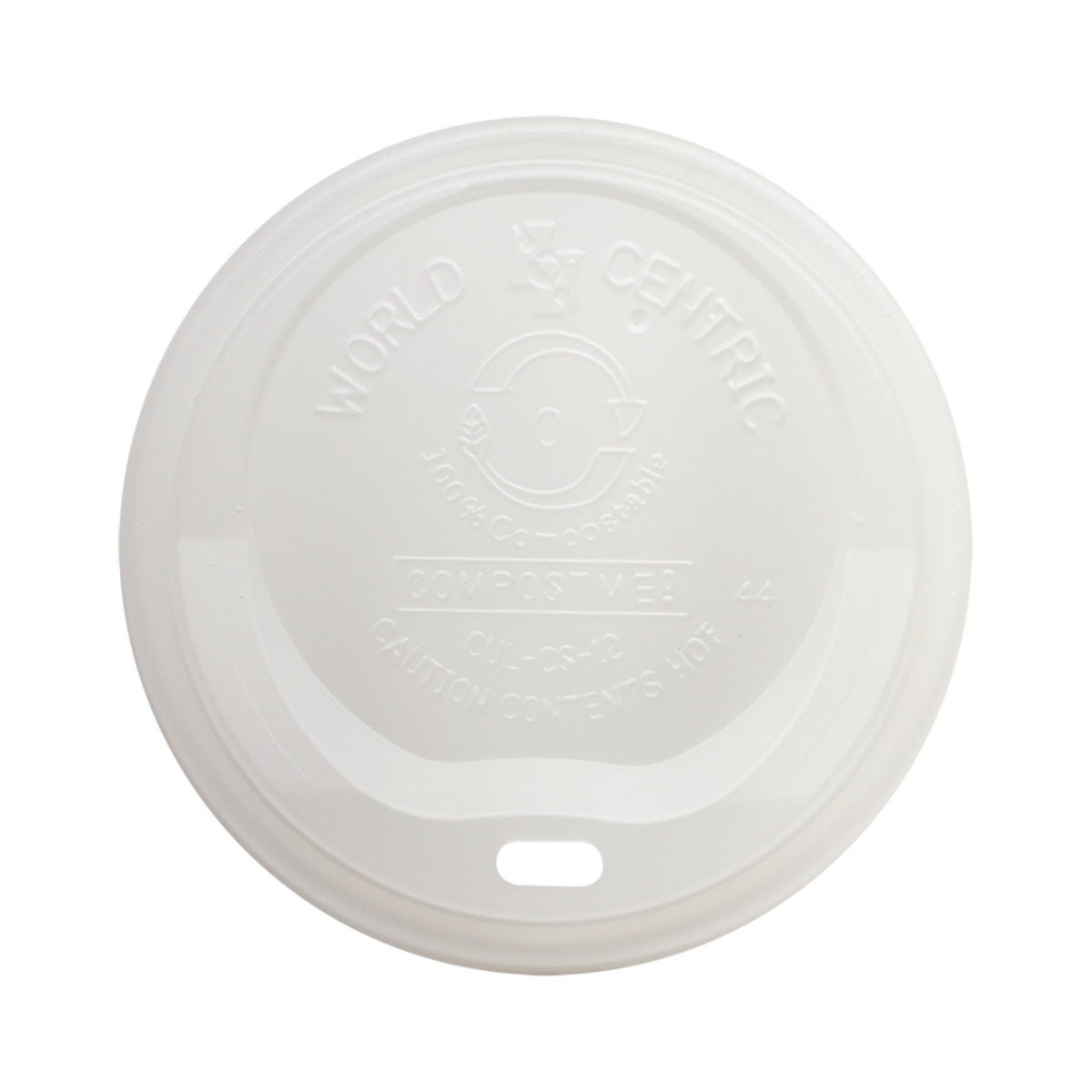 Lid Plas Dome 10-20oz White Ps Vintage Fit 10-20 hot 1000/cs