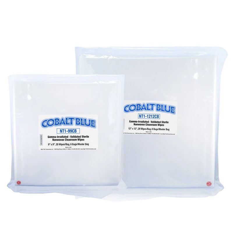 Nova-Tech Steril Wipes ISO Class 5-6, 12x12, 150 wipes per bag, 10 bags per case