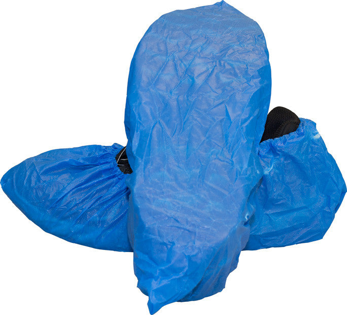 Blue Cast Polyethylene CPE Shoe Cover, 300/CS, XL
