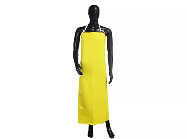 35 MIL 35"x50" Yellow Vinyl Reinforced, Polyester Apron, 1 DZ