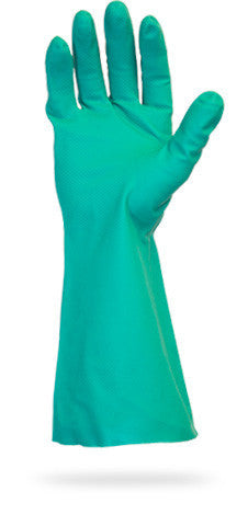 11 MIL Gloves, Premium Green Nitrile Unlined, One Pair Per Bag, 12DZ/CS, Extra Large