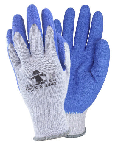 Latex Coated String Knit Gloves, dozen, Large