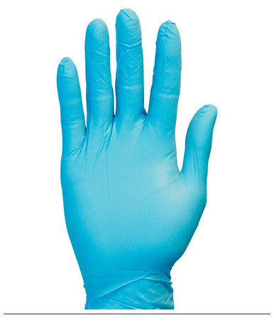 Blue Synthetic Standard Powder Free Vinyl Gloves, 100/BX 10BX/CS, Large