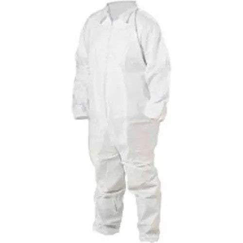 Coveralls, Keyguard, Elastic Wrists, Zipper Front, Extra Large 25/cs