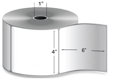4"x 6" Direct Thermal Label Desktop Roll; 250/rl; 16 rls/case
