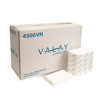 Valay Interfolded White Napkin 12/500 (6000) - 2 Ply