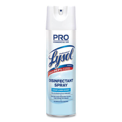 Pro Lysol Disinfectant Spray, Linen - 19oz. 12/cs