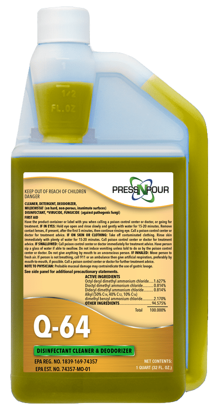 Heavy Duty Disinfectant 32oz, 6/case
