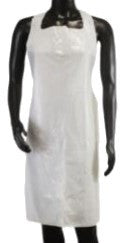 White Polyethylene Aprons .04mm Smooth, 28 x 55, 100/Bag, 5 Dispenser Bags/Case