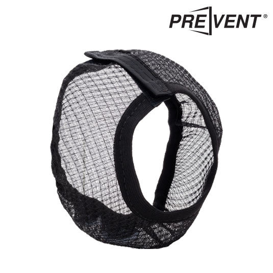 30" Diameter PreVent Fan Guard, Black Washable Media 6" hole for Motor
