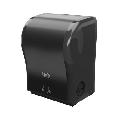 REVO Mechanical Towel Dispenser, Black