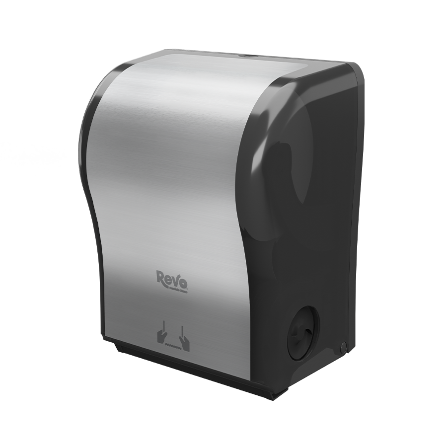 REVO Mechanical Towel Dispenser, Stainless Steel