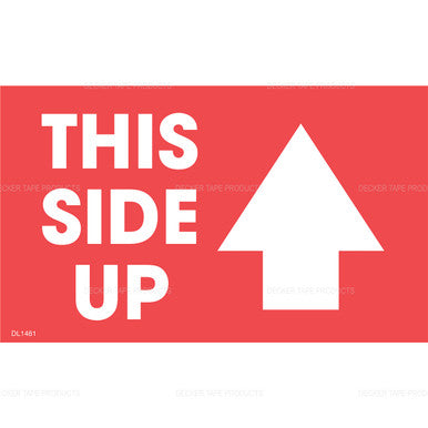 This Side Up 3"x5" Label, 500 per Roll