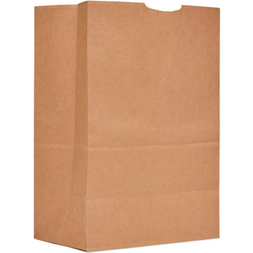 Paper Bag, 1/6 BBL #57, 12 x 7 x 17, Kraft 500/Case