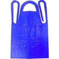Blue Polyethylene Aprons .04mm Smooth, 28 x 55, 100/Bag, 5 Dispenser Bags/Case