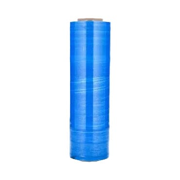 Blue Tinted, Cast Hand Wrap, 18" x 1500' x 80 Gauge, 4 rolls/case