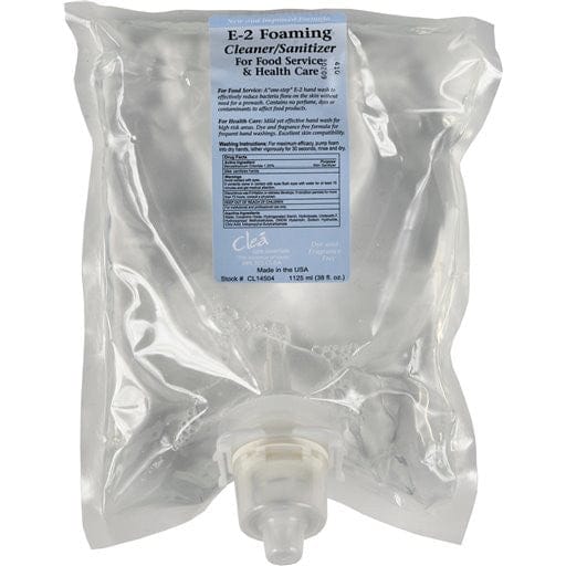 CLEA Foaming E2 Cleaner/Sanitizer 1125mL 4/case
