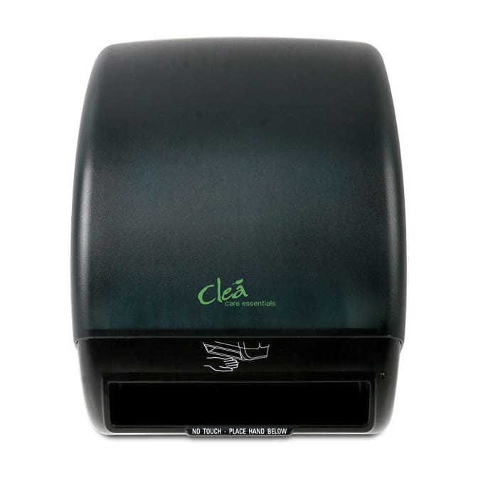 CLEA Hands-Free Auto Hand Towel Dispenser 8" Black