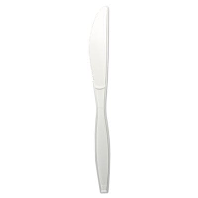 Heavyweight Cutlery, Knives, Plastic, White, 1000/cs