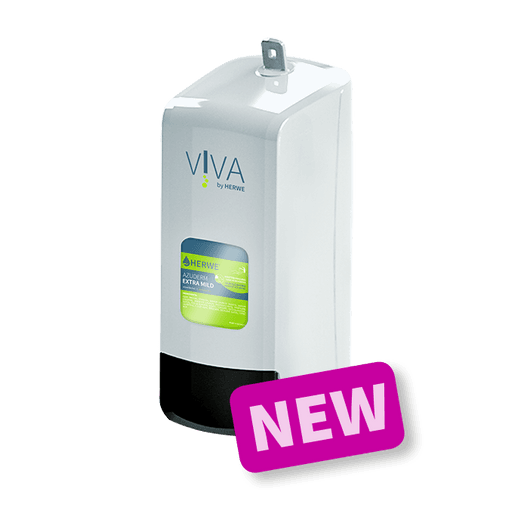 HERWE 1L White manual dispenser for all 1L VIVA bottles