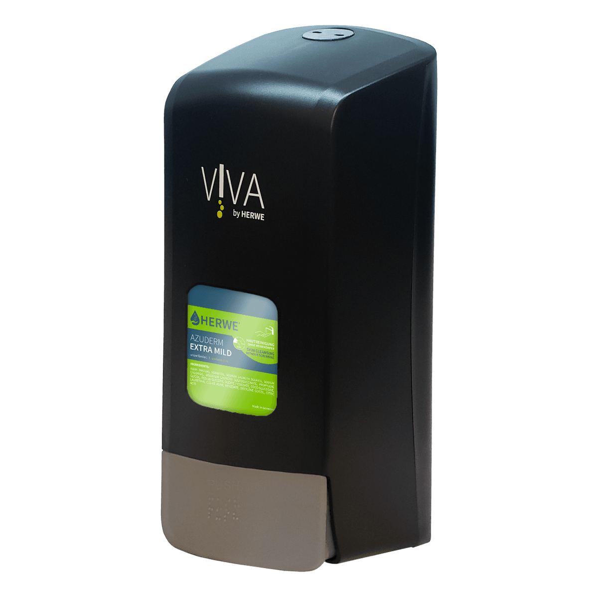 HERWE 2L Black manual dispenser for all 2L VIVA bottles