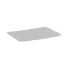 Light Duty Scour Pad, White, 6 x 9, 20/Carton