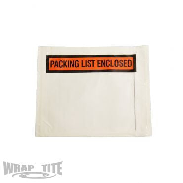4.5 x 5.5 Packing List Enclosed, Panel Face, 1000/cs