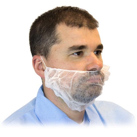 PolyPro Beard Cover, White, XL, 1000/Case
