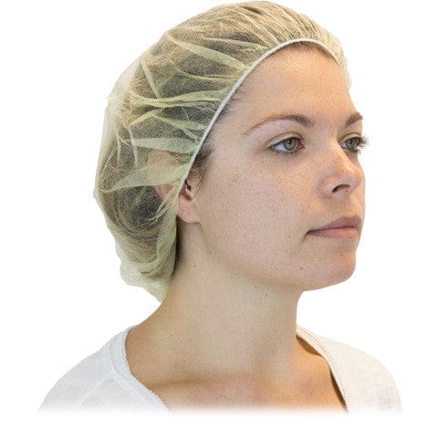 PolyPro Bouffant, Yellow, 21", 1000/Case