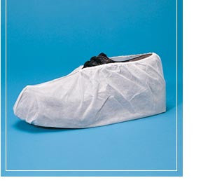 Super Sticky Shoe Covers, Large , White, 150 pairs/cs