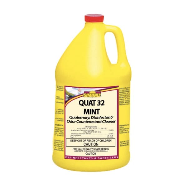Simoniz Quat 32 Mint Disinfectant 4 - 1 gal/cs
