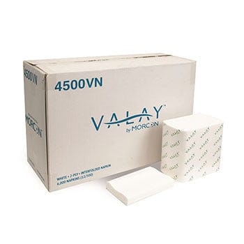 Valay Interfolded White Napkin 12/500 (6000) - 2 Ply