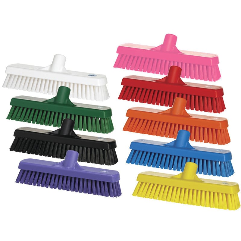 Vikan 12" Deck/Wall Scrub- Stiff