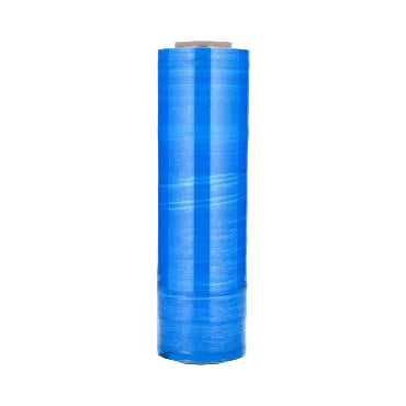 Blue Tinted, Cast Hand Wrap, 18" x 1500' x 80 Gauge, 4 rolls/case