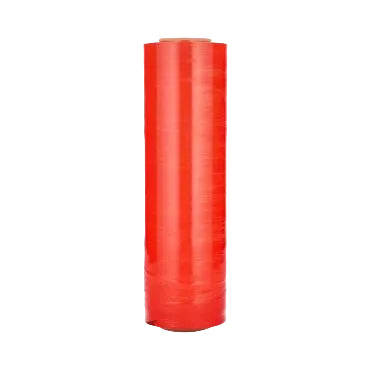 Red Tinted, Cast Hand Wrap, 18" x 1500' x 80 Gauge, 4 rolls/case